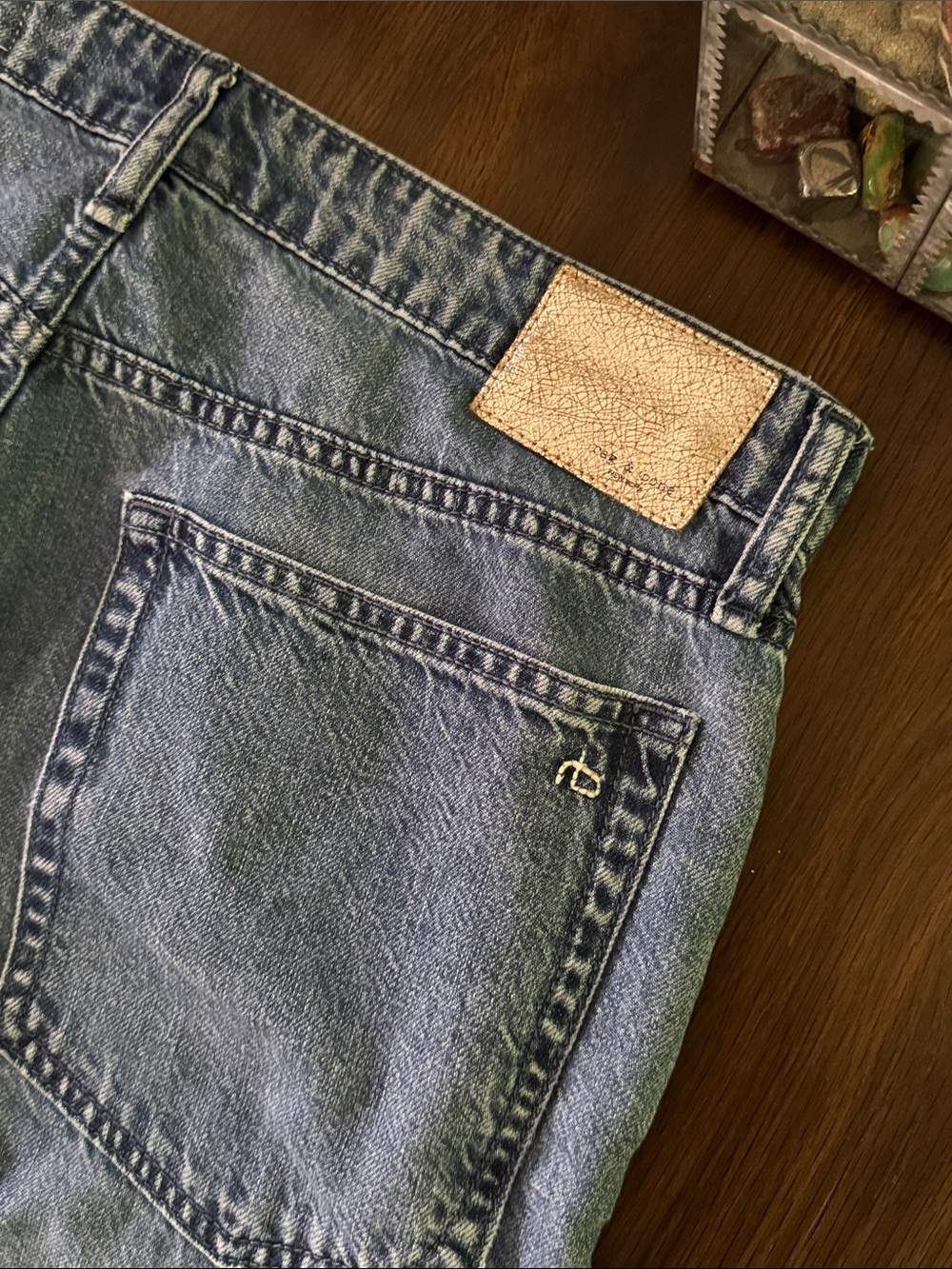 Rag & Bone Featherweight Logan wide leg jeans size 30 - Picture 16 of 16